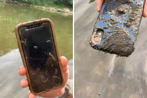 Hereford Times: iPhone had been in the water for almost a year Picture: Miguel Pacheco 
